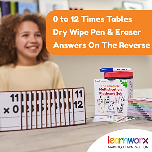 Multiplication Flash Cards 3Rd Grade 4Th 5Th And 6Th – 183 Math Flashcards – All Facts 0-12 - Learn Multiplication & Times Tables For Kids - For Ages 6, 7, 8, 9 And 10 #TOP2