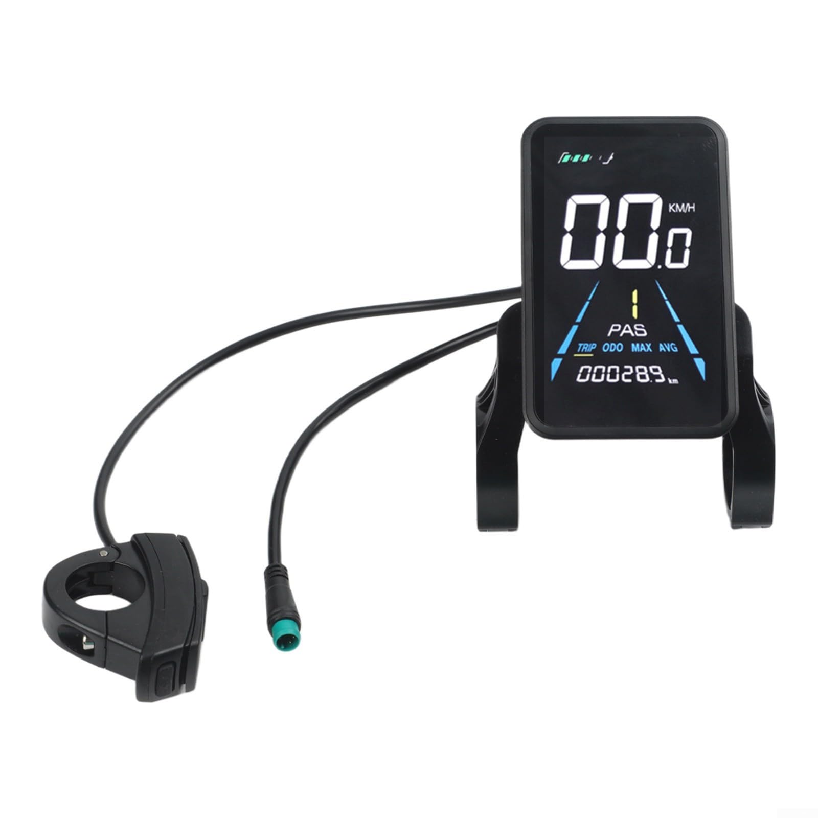Elettrico Per Cruscotto Della Bici Display LCD con Doppio Sensore, Robusto Per Tachimetro Per Montaggio Manubrio, Kit Pannello Strumenti di Ricambio