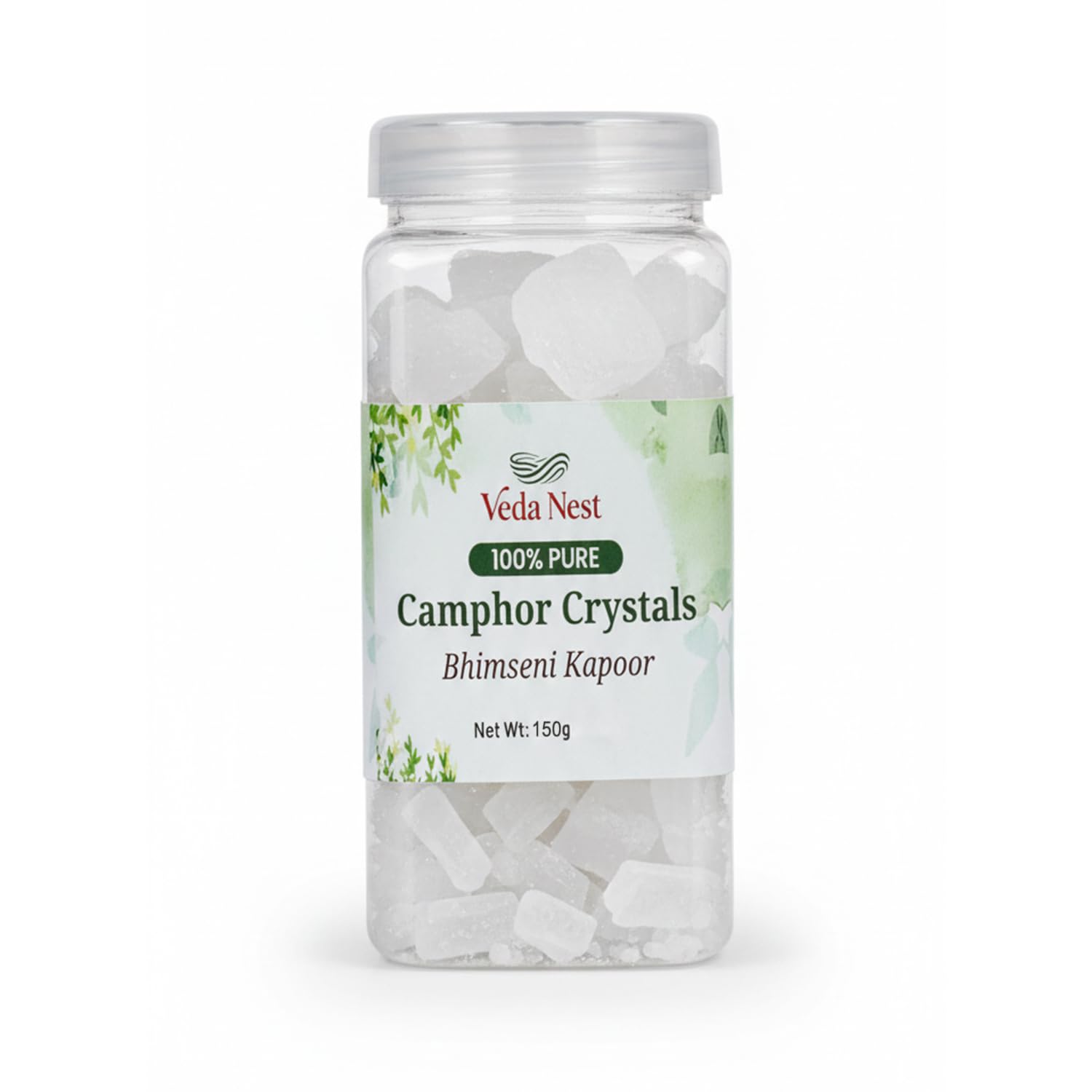 Bhimseni Kapoor 150g | 100% Natural Camphor for Pooja, Aarti & Havan | Strong Long Lasting Fragrance | Air Purifying Solid Camphor for Home & Temple Use-image-12