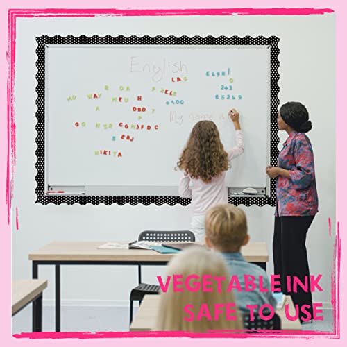 Image of 60 Feet Bulletin Board Borders, Scalloped Rolled Border Trim Decoration Bulletin Boards, Walls, Desks, Windows, Doors for School, Classroom & Offices