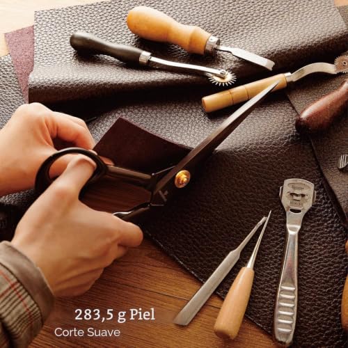 Miniatura 6 de Tijeras Costura Profesional 25,4 Cm Tijeras Cortar Tela Acero De Alto Carbono Tijeras Tela Para Coser, Cortar Tela, Ropa, Cuero Negro