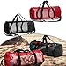 Quick-Dry Nylon Mesh Bag for Scuba Diving, Swimming, and Gym – Breathable Wet Gear Storage with Shoulder Strap, 58 x 27 x 27 cm, Red or Black（Black）