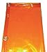 Welding Curtain, 6 ft. W, 4 ft., Ylw Org