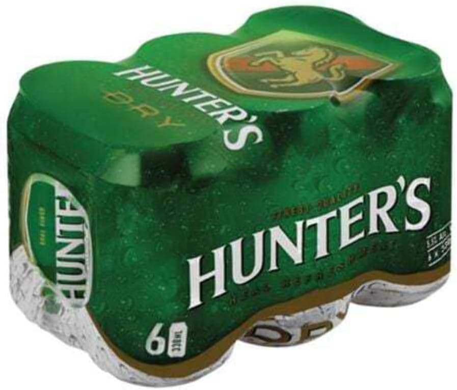 Hunters Dry Can 330ml Cans (Pack of 6) Amazon.co.uk Grocery