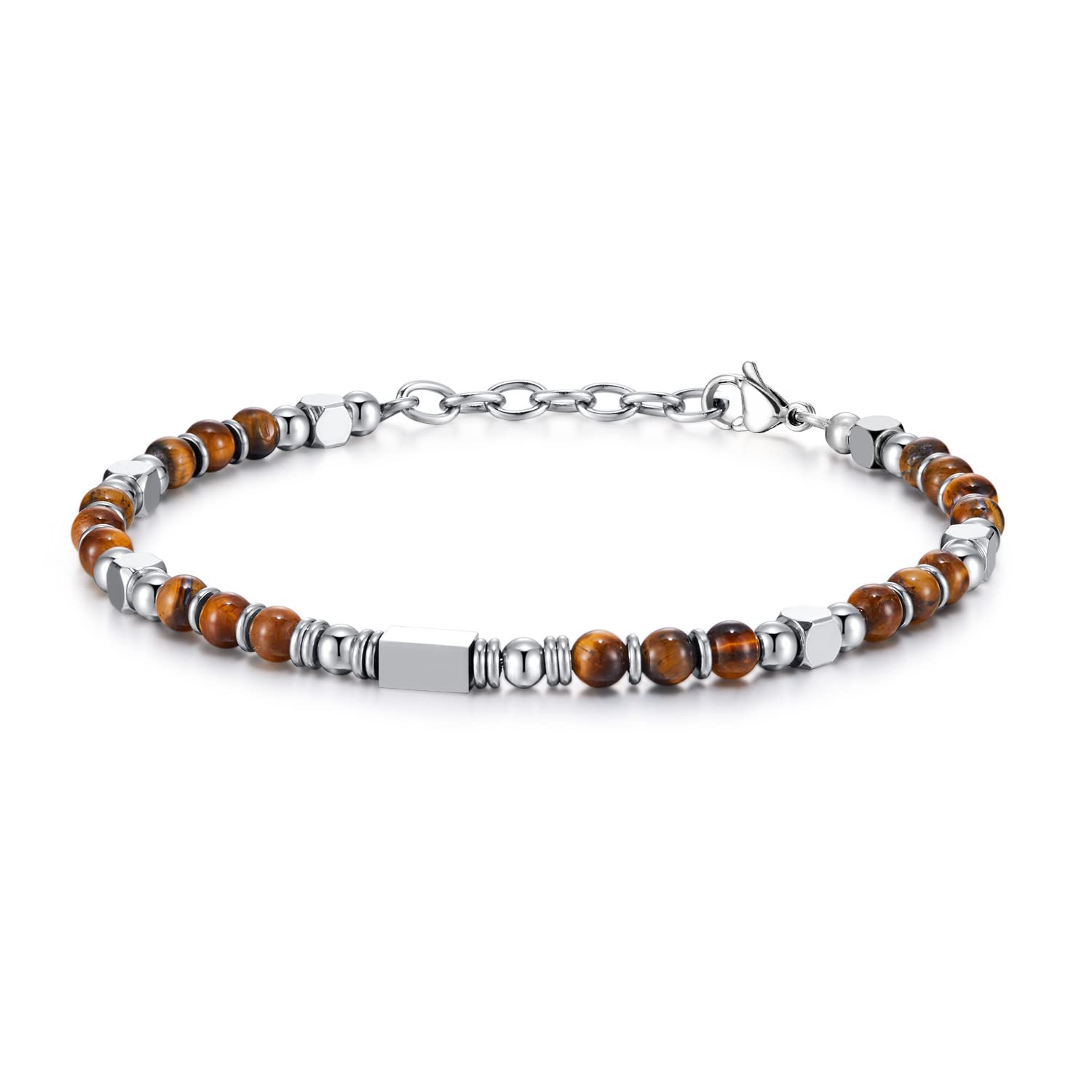 SIUMAL Boho Armband Damen, Natürliches Steine Armbänder für Frauen Party Weihnachten Geburtstag Jubiläum Abschluss Valentinstag Muttertag