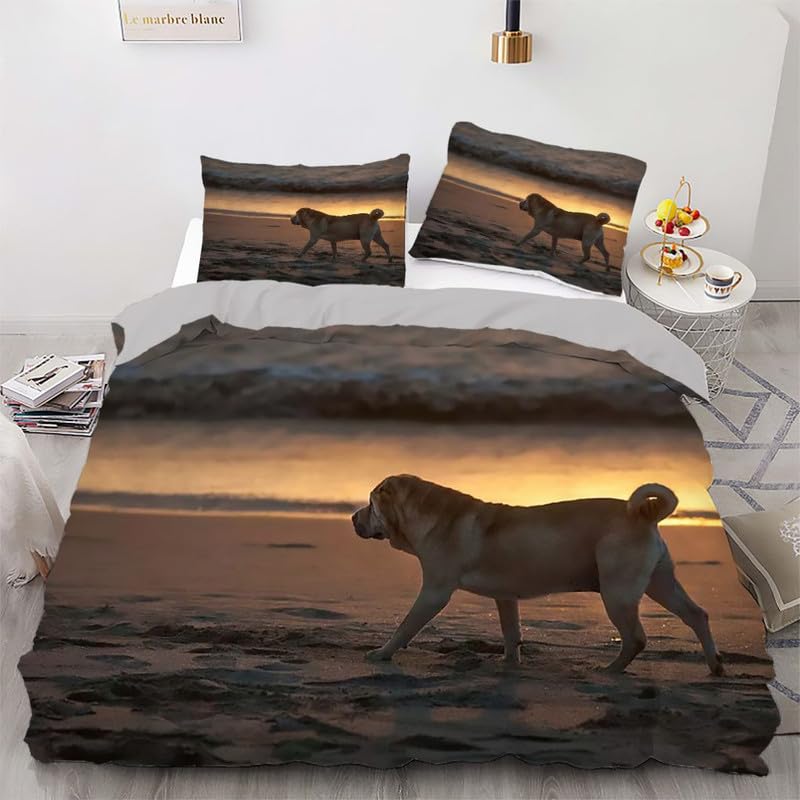 Housse de Couette Decoration Anniversaire Motif Animal 220x240