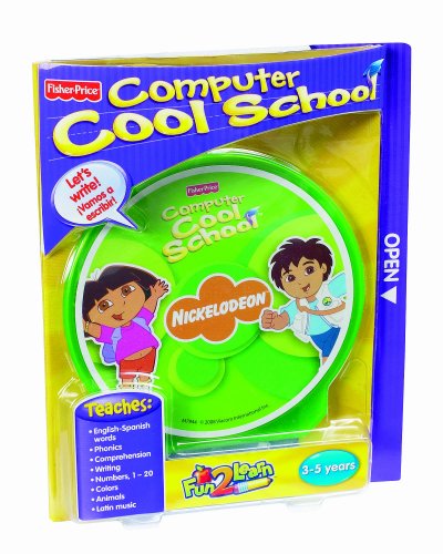 Fisher-Price Fun-2-Learn Computer Cool School Dora and Diego Software