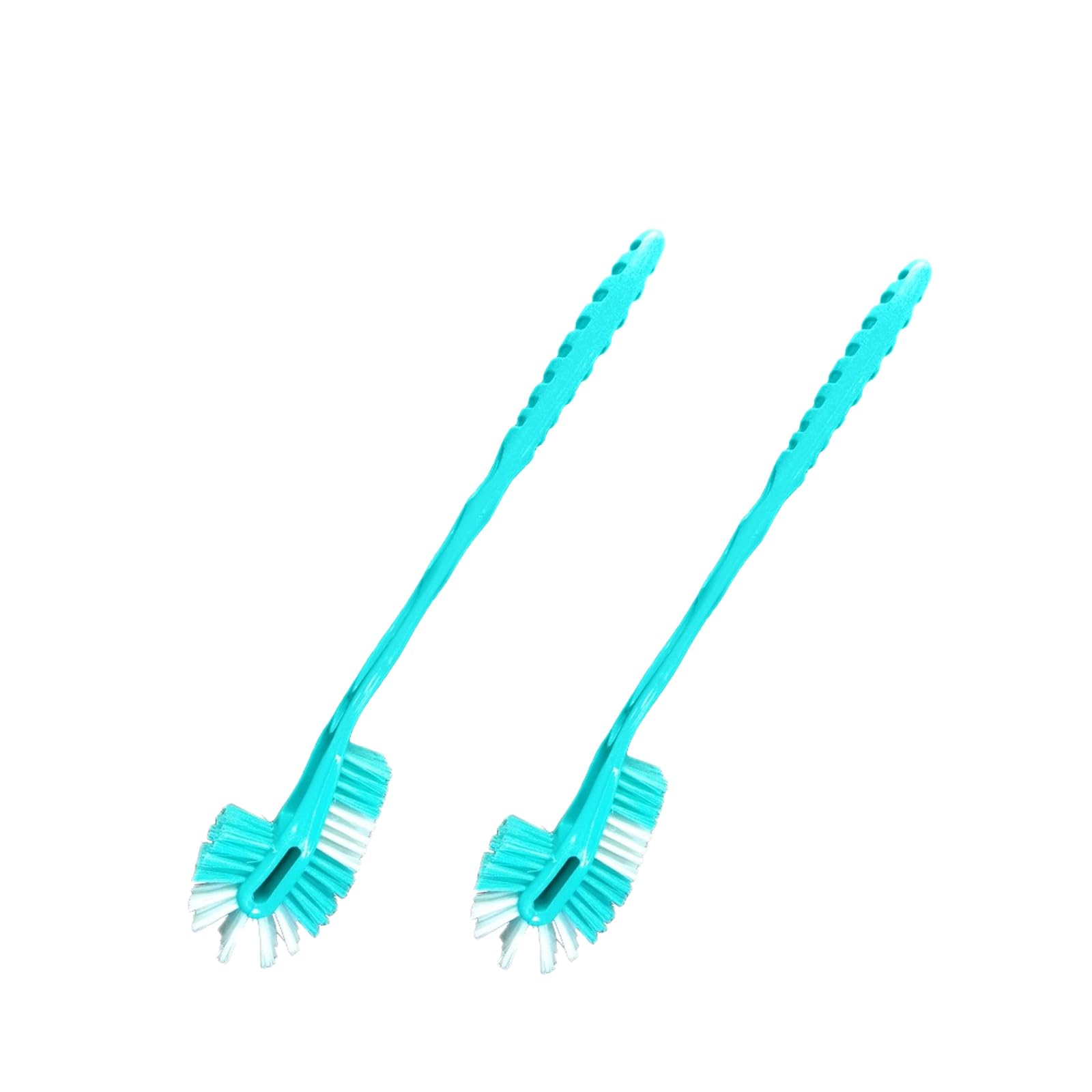 KLEAN MAX Double Side Toilet Cleaner Brush for Cleaning Indian and Western Style Toilets, 2 Pieces Sea Green Color Virgin Plastic Toilet Brush (B0DCW319RV) Amazon Price History, Amazon Price Tracker
