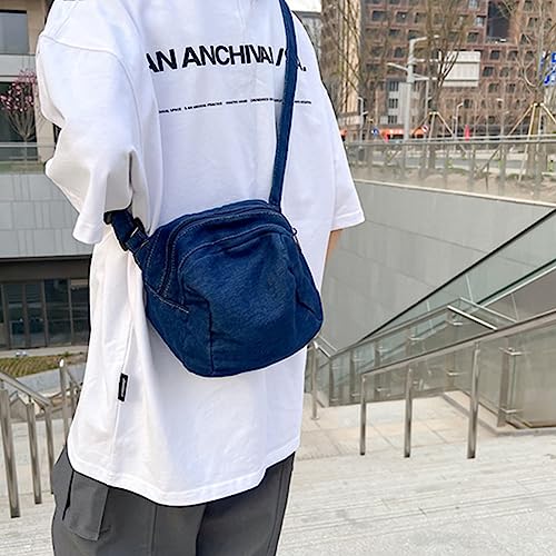 Shoulder Bag for Women Men Large Bag Crossbody Bag Handbag Bag Purse Satchel Fashion Bags Washed Denim Crossbody Bag3