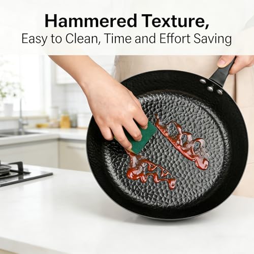 Wok Rectangular de Acero al Carbono 13.39 in con Tapa y Espátula miniatura 5