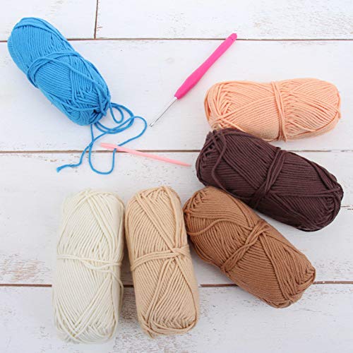 Image of ThreadArt Cotton Crochet Yarn Set #4, French Bouquet Colors
