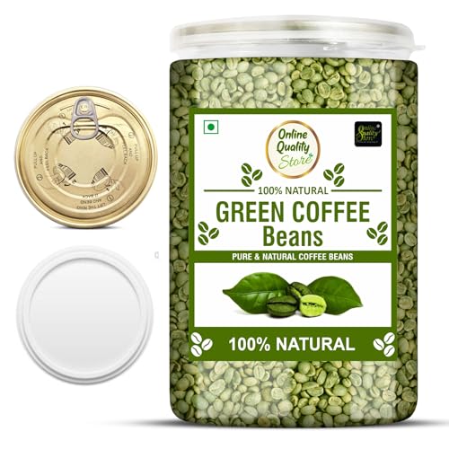 Image of Online Quality Store Green Coffee Beans - 300g | Pure & Natural for Weight Loss Management | Herbal Supplement