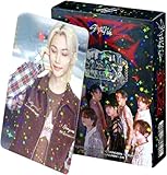 Baosai 45 PCS Photocard Little Star Laser Flashing Card Holographic Card Photocard Lomo Card for Fan Gift