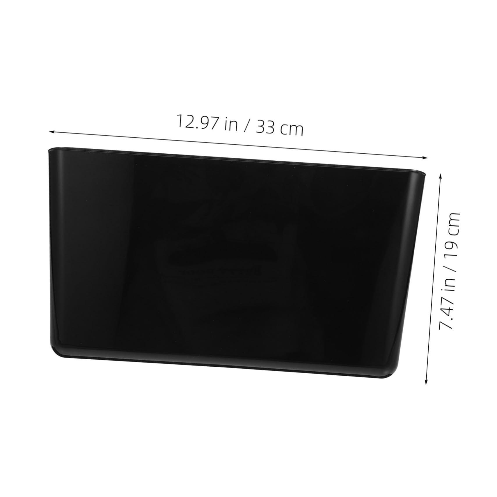 Porta Documenti da Parete in Plastica Resistente Organizer File Holder Multiuso per Ufficio e Casa Supporto Riviste e Cartelle Compatto Murale Ordinato e Pratico
