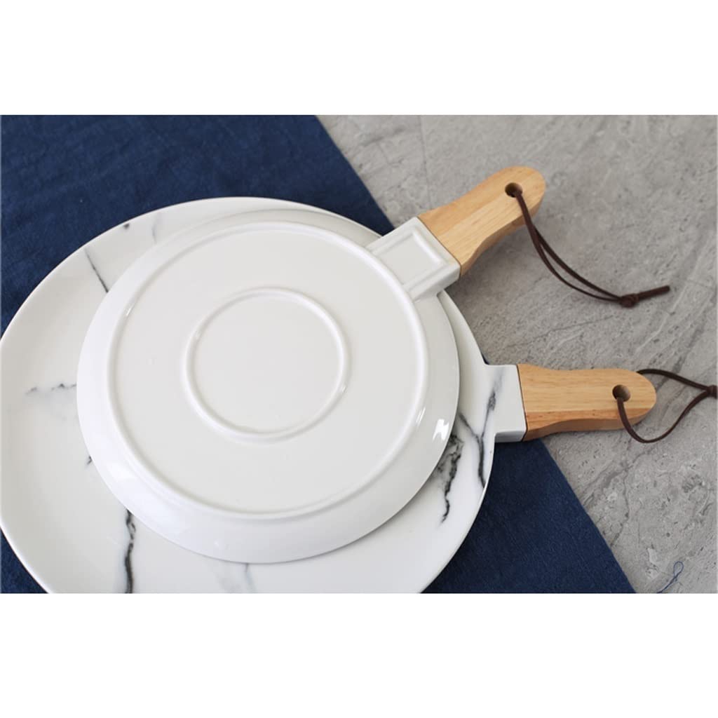 Ramequin Four Pan Céramique Pan Pan Pan Oeuf Tart Pan Rond Pie Pan Cuisinière Pan Cuisson Panza Pan Cuisson Four à Cuire au Four Plat à Four (Size : S)