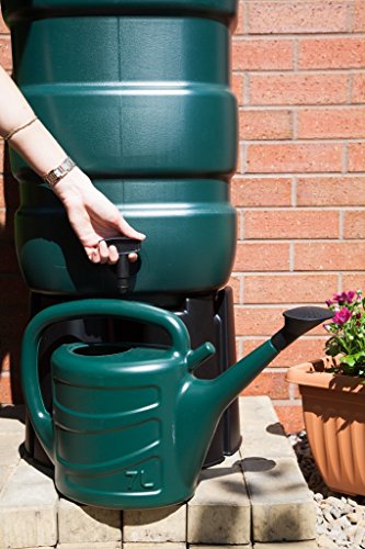 Whitefurze G29WB 100 Liter Capacity Complete Water Butt Kit w/ Stand Easy to fit Space saving,...