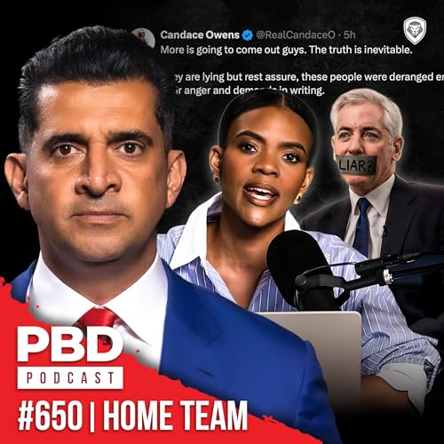 Page de couverture de Charlie Kirk Killer’s Texts, Candace Owens vs Bill Ackman & Musk Calls For Destiny's Arrest | PBD Podcast | Ep. 650