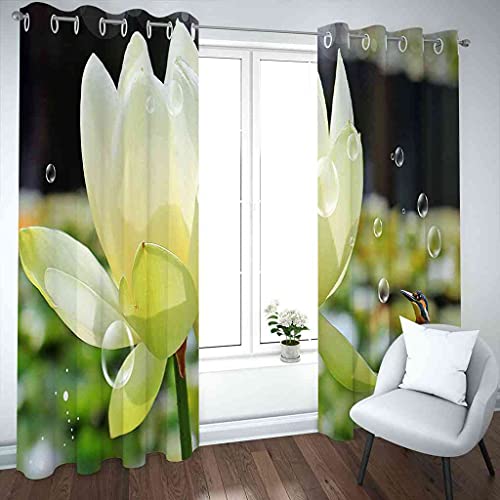 Rideaux occultants 100% polyester isolant thermique phonique 3D - 4