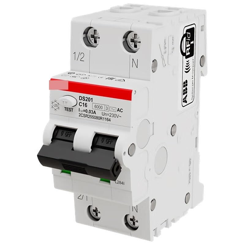 Disyuntor de fugas DS201 C16 AC30 con diseño compacto de alta seguridad para sistemas estables