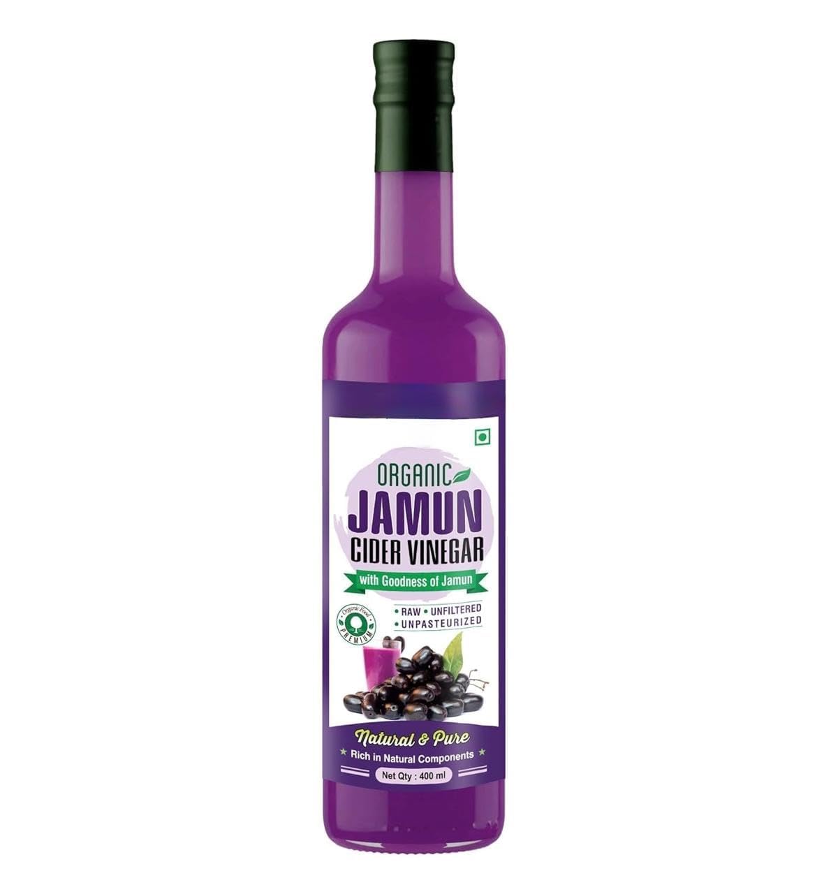 Organic JAMUN Cidar Vinegar | Jamun Ka Sirka 100% Natural -13.52floz 400ml