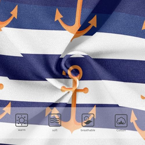 Orange Anchors Navy White Toddler Girls's Underwear 2T 202c14483