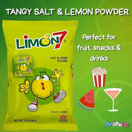 Limon 7 Salt & Lemon Powder Mexican Candy 2 Pack miniatura 5
