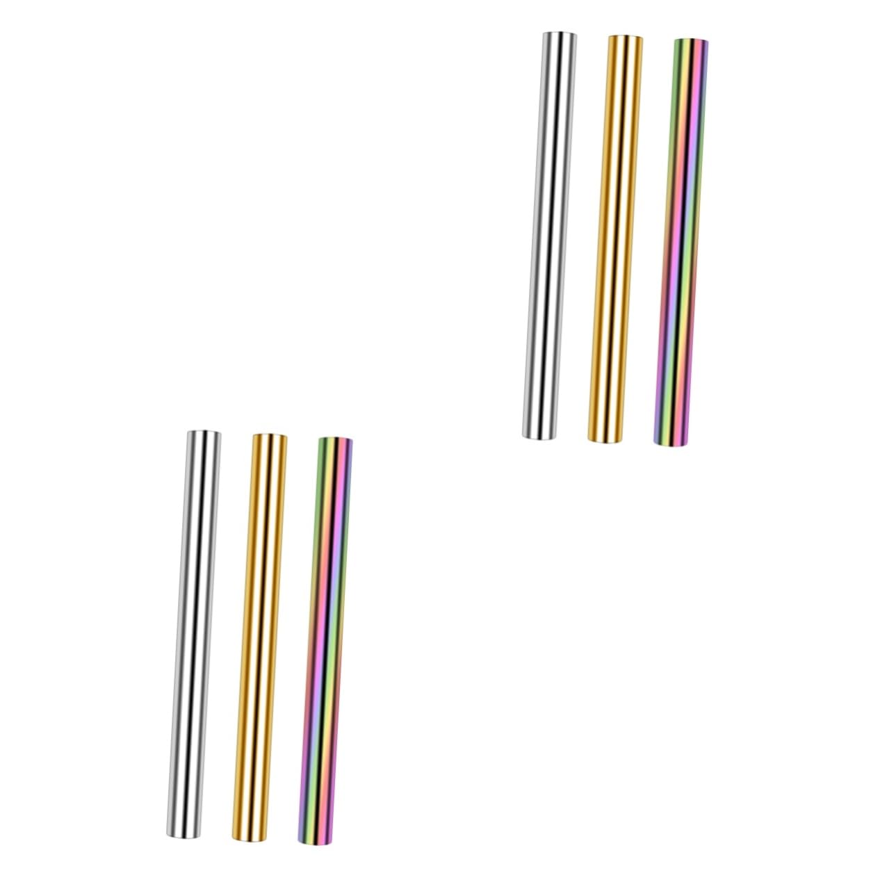 Healvian 6pezzi Magnet Stick Per Unghie Cat Eye Strumento Magnetico Per Manicure Inossidabile Design Cilindrico Per Effetti Unici Su Unghie Gel Professionale Per Nail Art