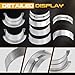 MS909A Main & Rod Bearings Kit Fit for Chevy 1968-2002 SBC 350 305 327 307 5.7L 5.0L V8 Car & Truck 2.450in Journal Standard Size Replace MS-909A CB663A BC296J BB253J MS909P 8-2555A CB663P