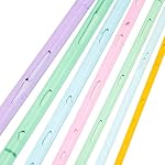 7 Paire Aiguilles de tricot en plastique multicolore Outil de tissage Aggreko Outils de tricotage en cristal Aiguille acrylique pour sweater écharpe Longueur 26cm/10.35IN
