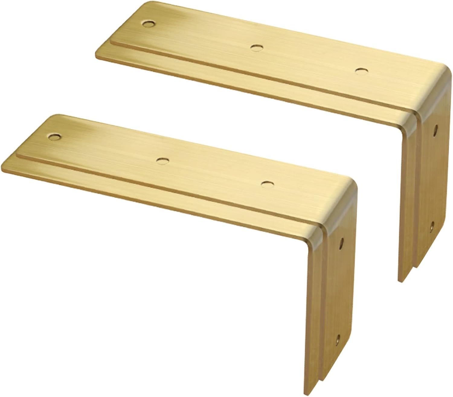 Premium Heavy Duty Shelf Bracket Vertical Angle, Rustic