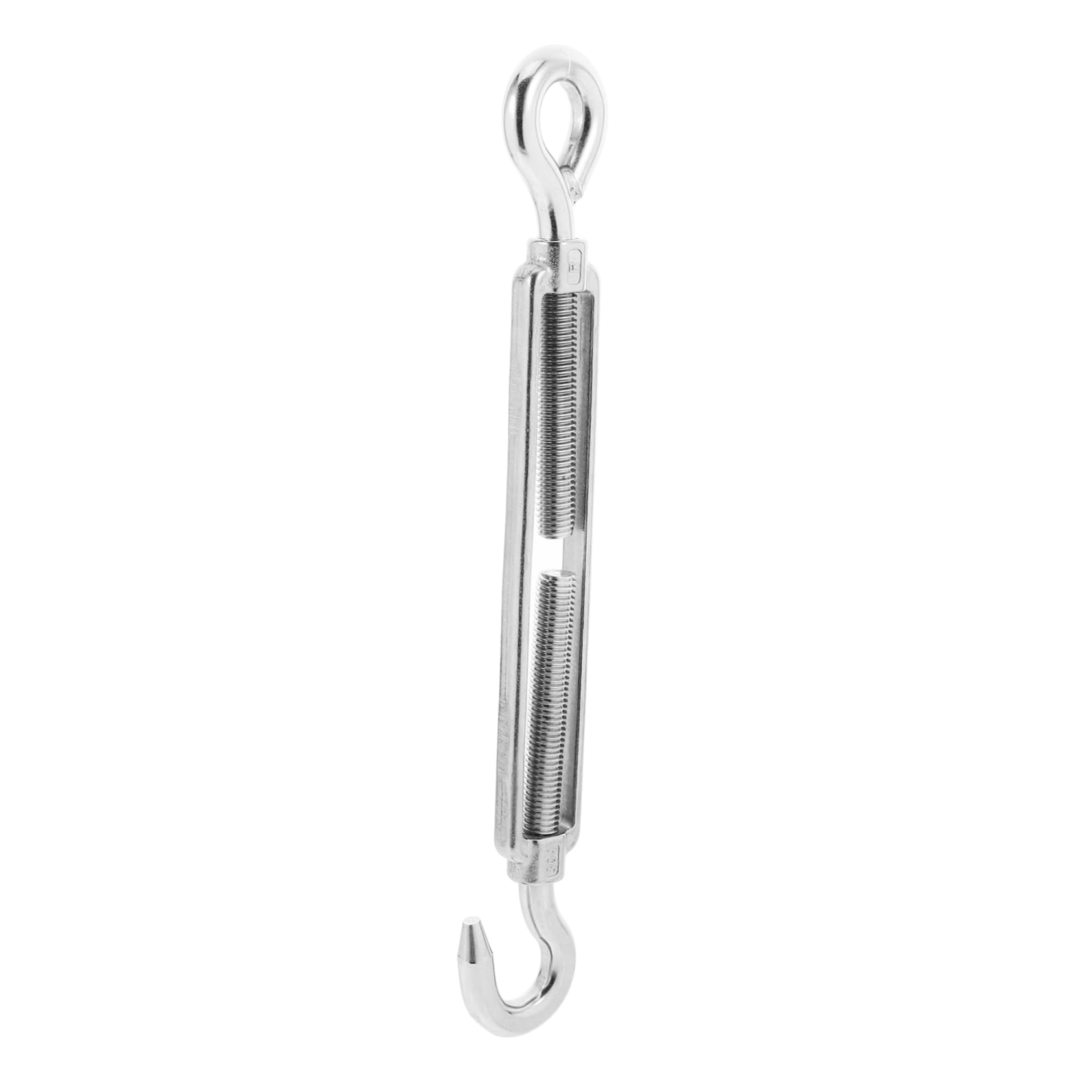 Homoyoyo Tenditore a Corpo Aperto in Acciaio Inox per Rigging | Argento, Serraggio Sicuro e Componente Removibile, Adatto a Progetti DIY e Miglioramenti Domestici