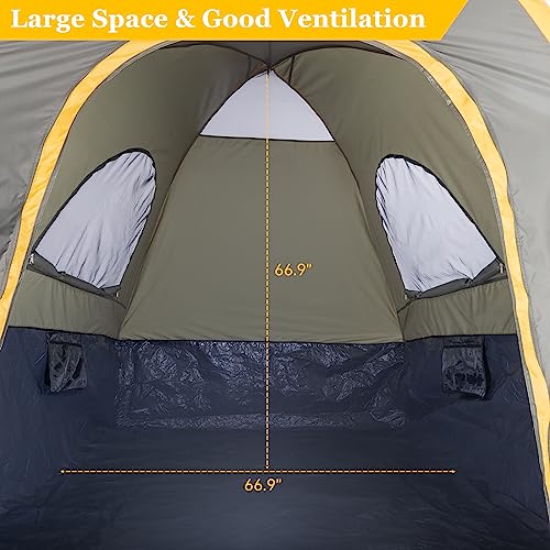 image for Winado Pickup Truck Bed Tent for 6.2-6.8 FT Truck Bed, PU 2000mm Doubl