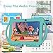 HOTTABLET Kids Tablet 7 inch Android 12, 4GB RAM 32GB ROM, 512GB Expandsion, with Parental Control, WiFi, Bluetooth, Dual Camera with Silicone Case, 1PCS(Green)