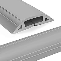 Vista 13 de Eapele - Cubierta para cable de piso de 2 m, protector de cables resistente, fácil de desenrollar, evita riesgos de caída para el hogar, oficina