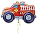 Fire Trucks Jumbo 33" Foil Balloon