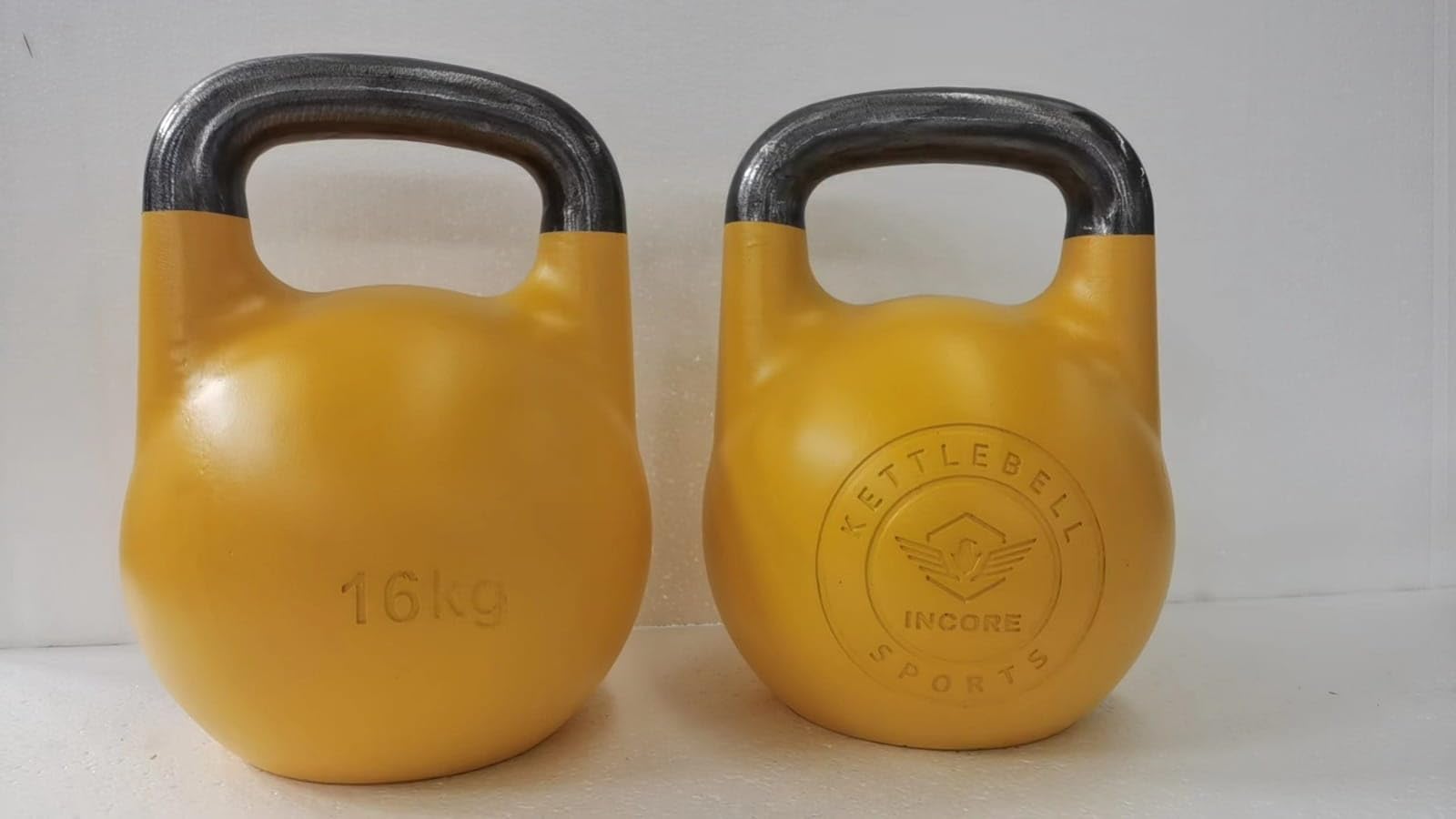 Kettlebell Turnier Incore Sports 16 kg | Stahl-Kettlebell in Wettkampfgröße für Girevoy Sport