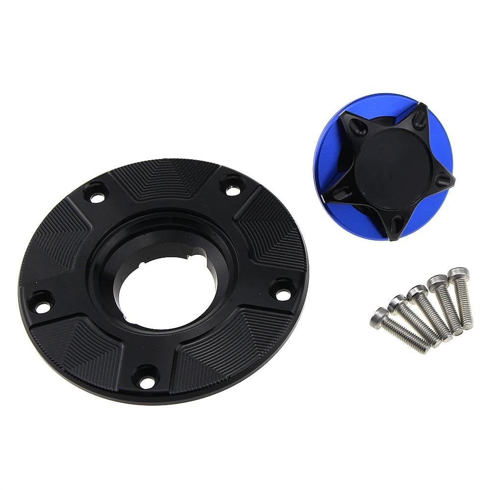 Tapa Depósito Combustible Gasolina con Tapa Liberación Rápida Motocicleta para Suzuki GSXR 600 750 GSXR600 GSXR750 06-19 GSX-R 1000 03-16 Tapón de Gasolina para Motocicleta(Gris)