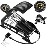 BIRDLINE Portable Foot Pump High Pressure Air Pump for Bike Motorbike Cars Football Volleyball Bicycle car air Pump for tubeless (Multicolor)