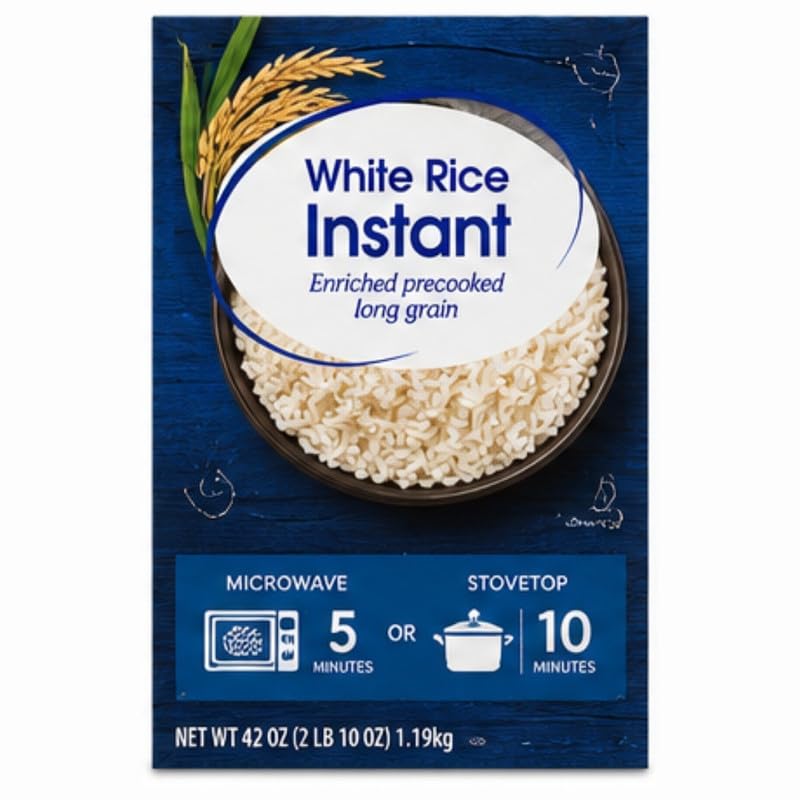 ROOK UNLIMITED Instant White Rice, 42 oz (Shelf Stable)