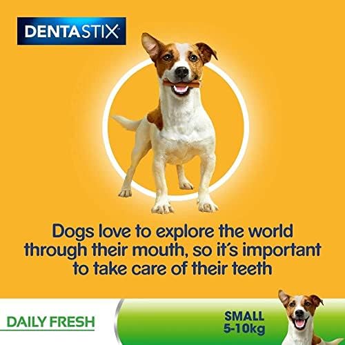Pedigree Dentastix - Daily Fresh Dental Chews - Dog Treats for Small Dog - 70 Sticks (Pack of 10)