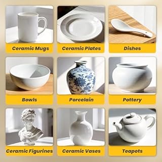 Ceramic Super Glue 2 Pack, Food Safe Ceramic Glue Repair Pottery Porcelain, Waterproof Clear Instant Adhesive for Mugs, Chip, Figurines, Dishes, Bowls, Plates, Fast Drying CA Glue Strong, Non Toxic