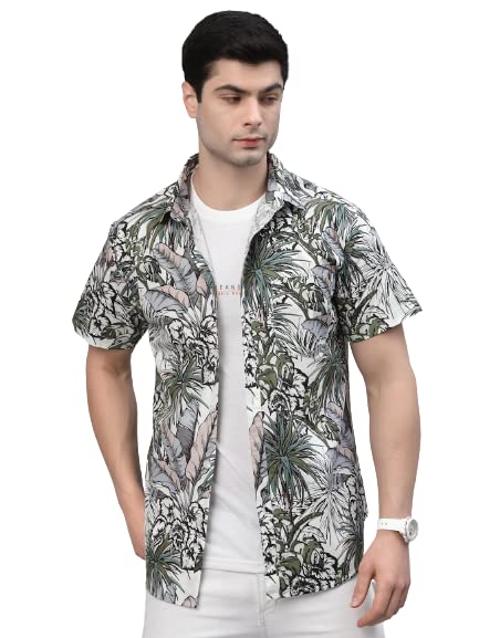 Image of Style Quotient Men Beige Comfort Casual Shirt