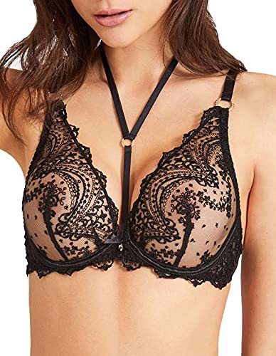 Soutien-gorge triangle Aubade Ecrin Noir UEF12-NECL parfait sous une robe décolletée de soirée