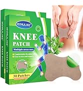 MYMULIKE Knee Patches, 60 Count Warming Herbal Plaster Patches, Long Lasting & Fast Acting Patche...