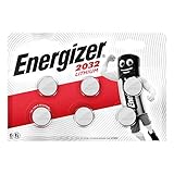 3 V, Lithium. Energizer CR2032 Lithium-Batterien, 3 V, 6 Stück