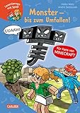 Lesenlernen mit Spaß – Minecraft 2: Monster – bis zum Umfallen!: Perfektes Geschenk zur Einschulung für Fans von Minecraft und Abenteuerbüchern | Erstlesebuch ab 6