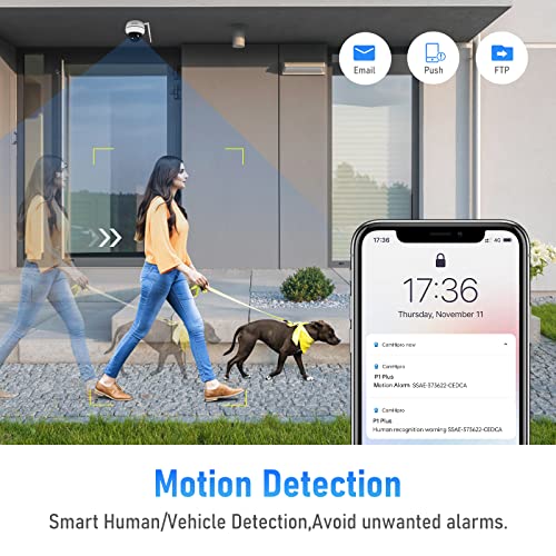 JideTech Telecamera IP WLAN 5MP PTZ da Esterno