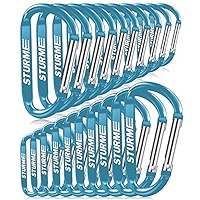 Lot De 6 Mousquetons à Vis De 80 Mm, Porte-clés Et Porte-clés