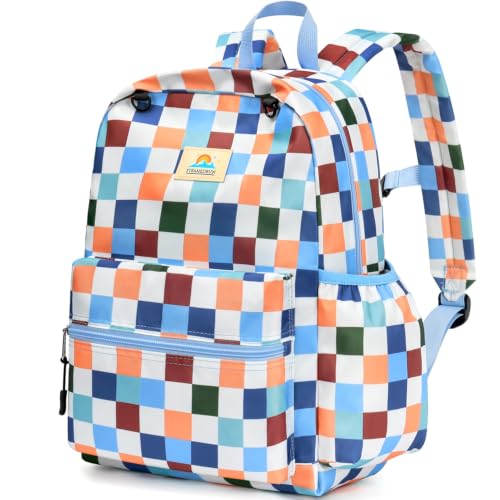 Image of STEAMEDBUN Kids Backpack for Boys Girls 5-8, 15inch Girls Boys Backpacks Kindergarten