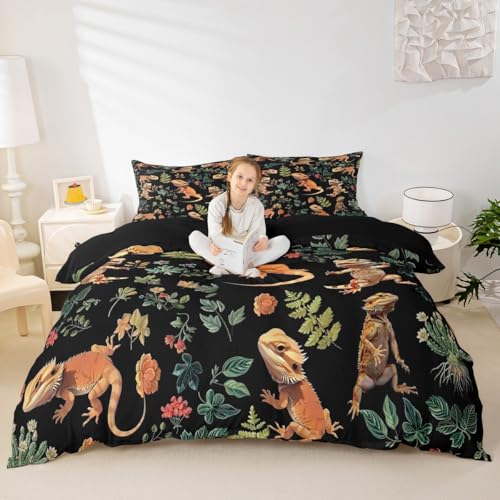 Housse de couette dragon barbu Manfei pour lit simple enfant - 3